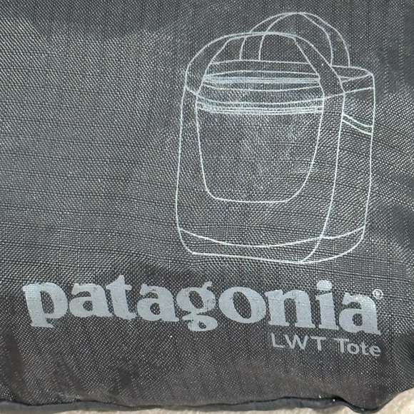 Patagonia Packable Charcoal Tote and Backpack - Picture 3 of 8